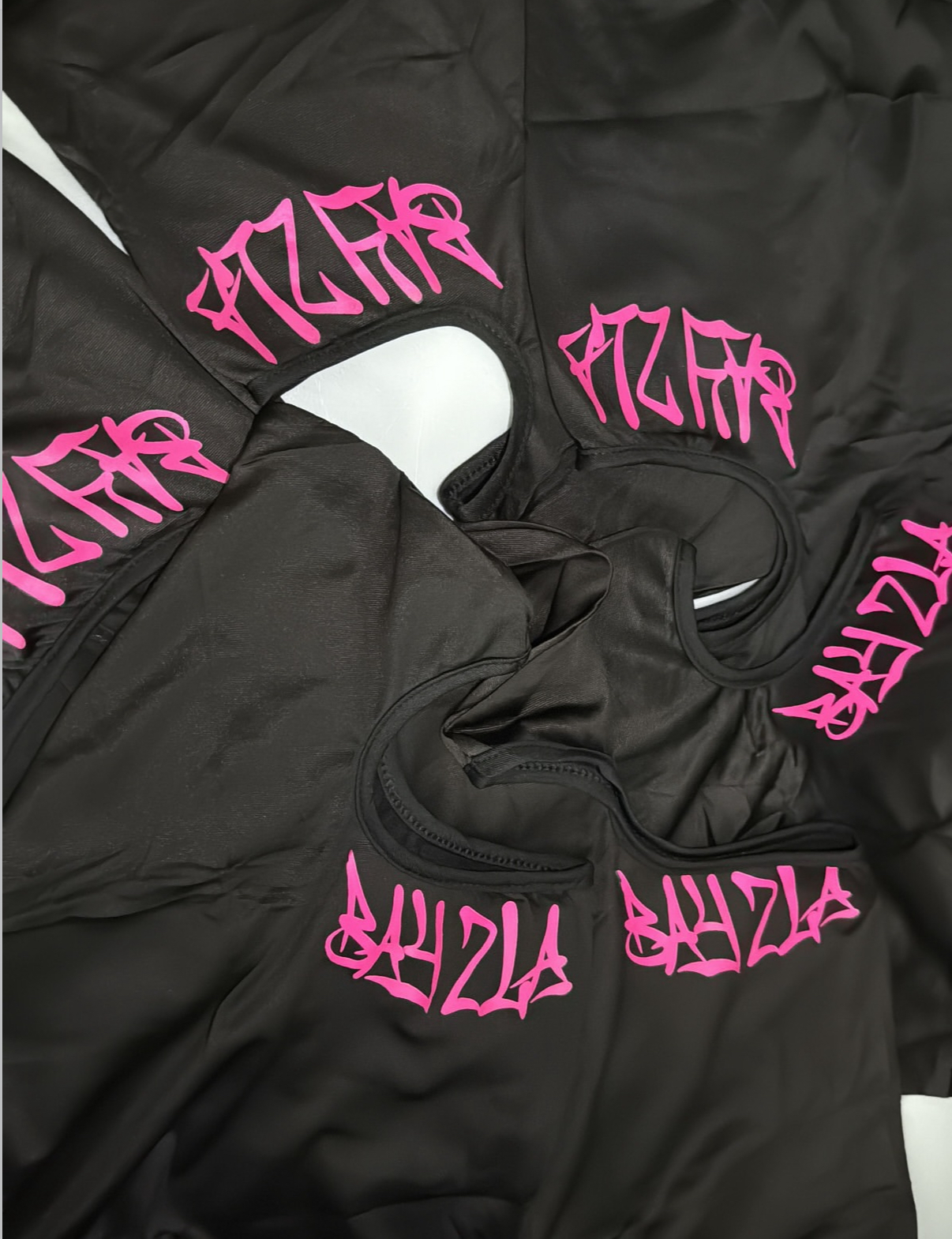 Pink BAY2LA Ski Mask